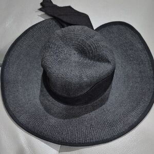 San Diego Hat Company Black Wide Brim Hat